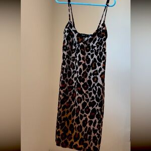 Leopard print dress